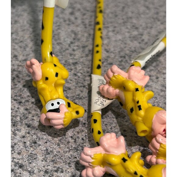 Applause Marsupilami Dipper Straws Cartoon Character Topper Set Lot 10 - Picture 2 of 5